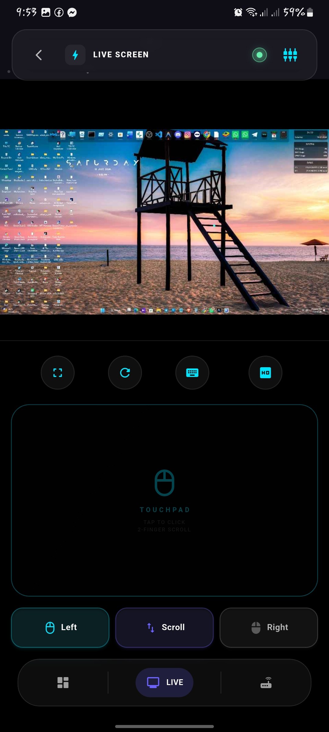 Live Screen