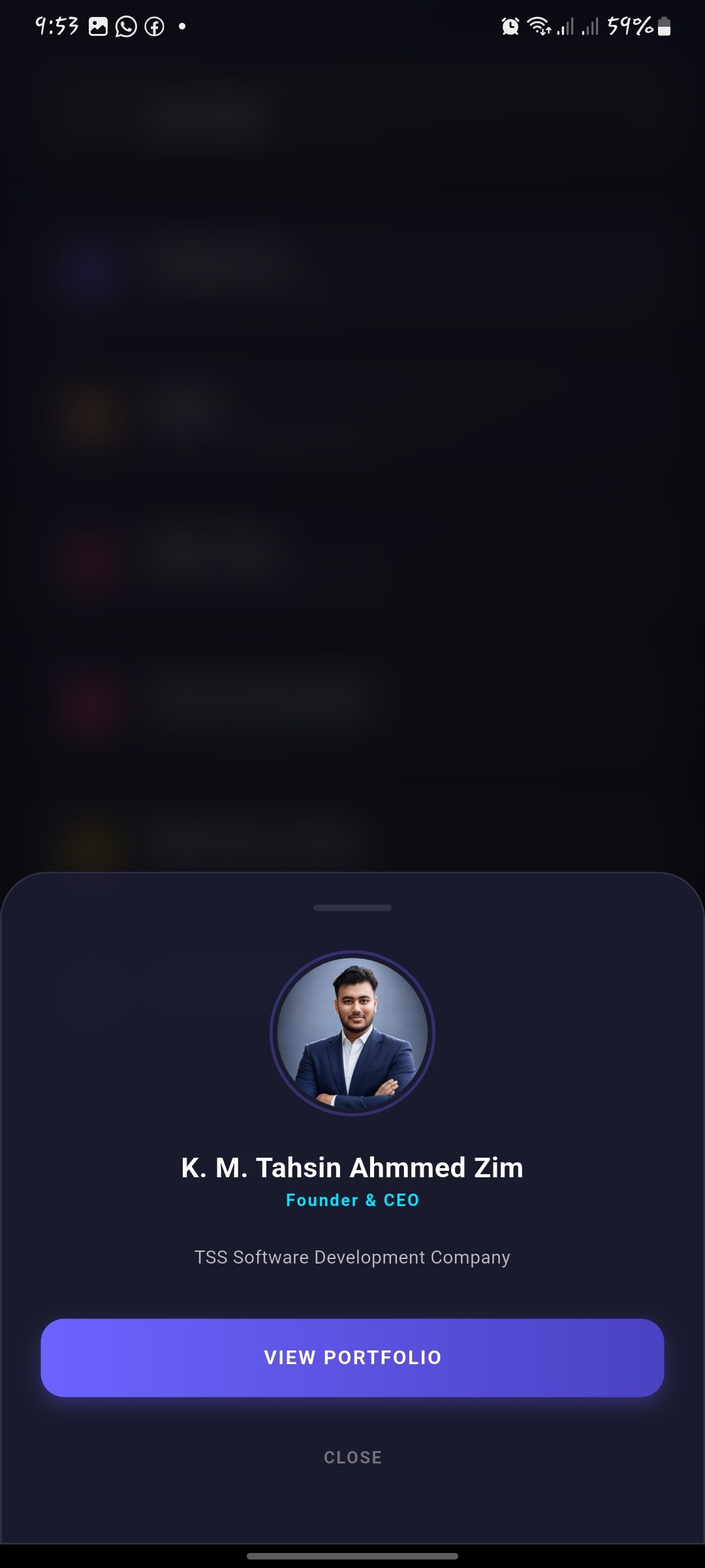 Developer Profile
